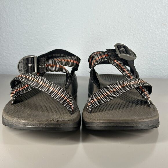 Chaco Z/Cloud Men's Size 9 Shoes Black Gray Adjustable Outdoor Casual Sandals - Picture 2 of 15